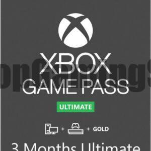 Xbox 3 months ultimate game pass