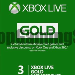 Xbox Live 3 Month Gold Membership